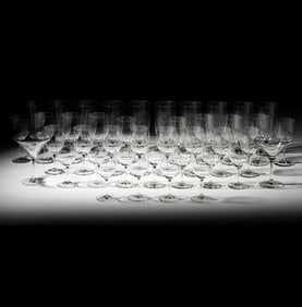 A Baccarat Crystal Perfection Stemware Service