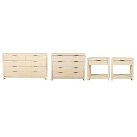 A Restoration Hardware Four-Piece Bedroom Suite