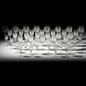 A Waterford Crystal Castletown Stemware Partial Service