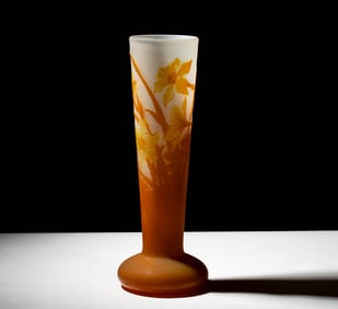 A Tall Cameo Glass Vase