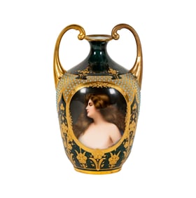 A Vienna-Style Porcelain Urn