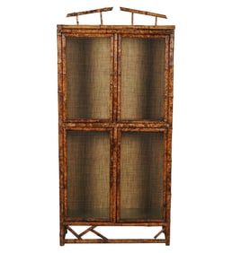 A French Bamboo Cabinet