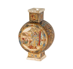 A Satsuma Porcelain Vase