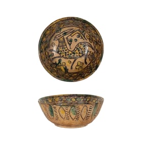 An Archaic-Style Persian Ceramic Bowl