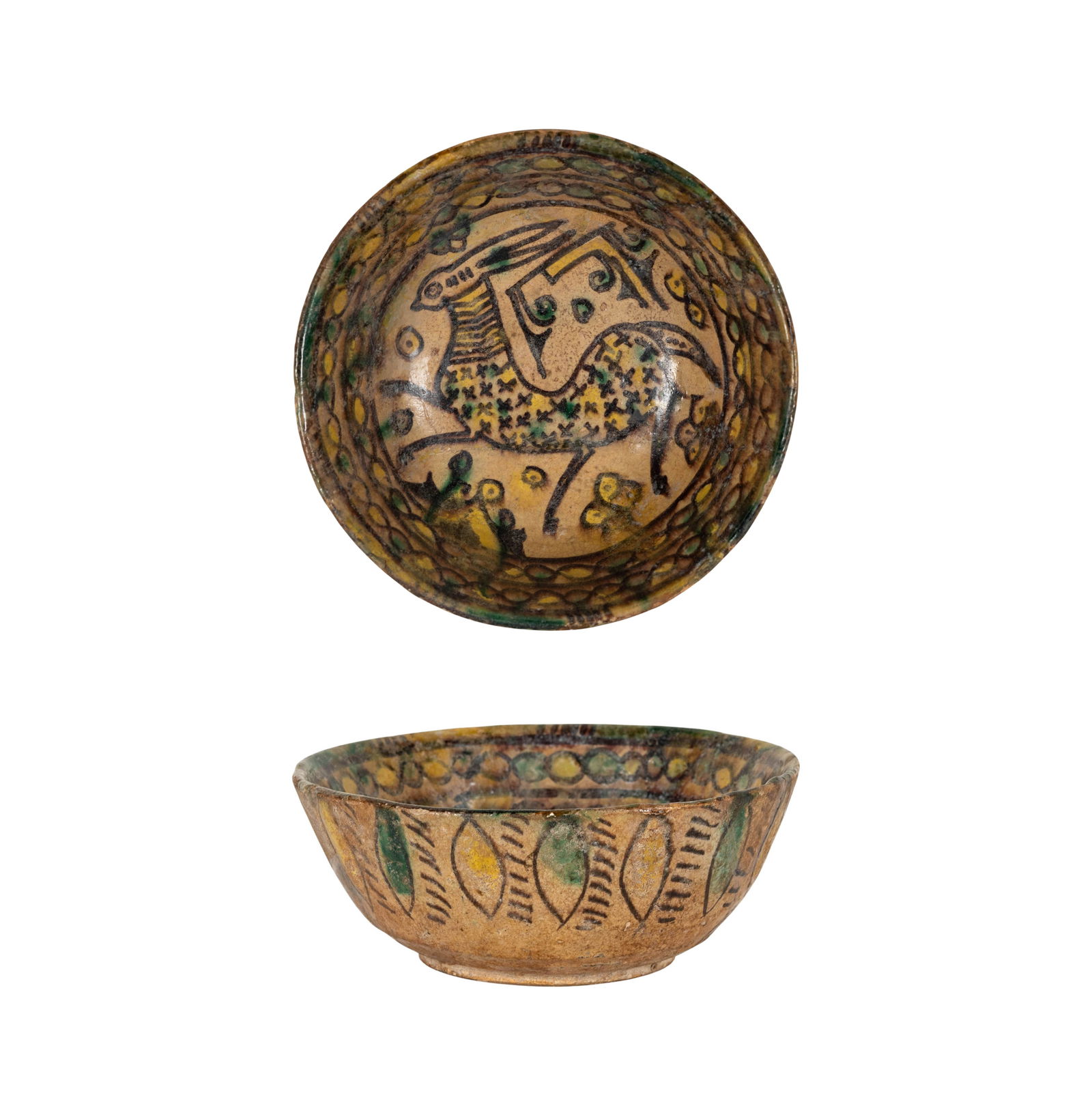 An Archaic-Style Persian Ceramic Bowl (1 of 8)