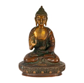 A Bronze Figure of Buddha