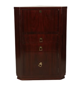 A Rosewood Corner Cabinet