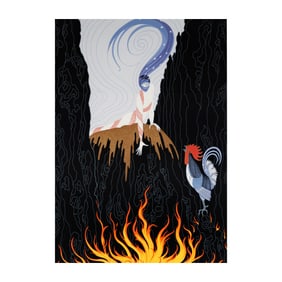 Erte (Romain De Tirtoff), 1892-1990, French Rooster