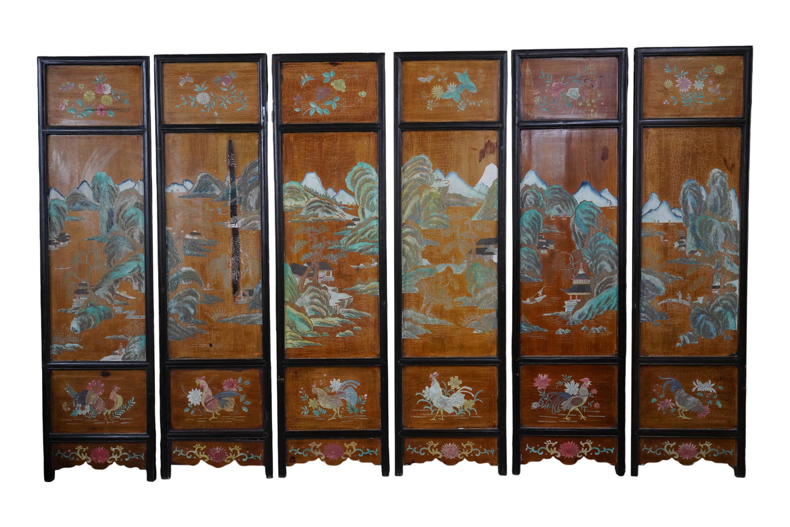 Six Chinese Lacquered Panels (1 of 18)