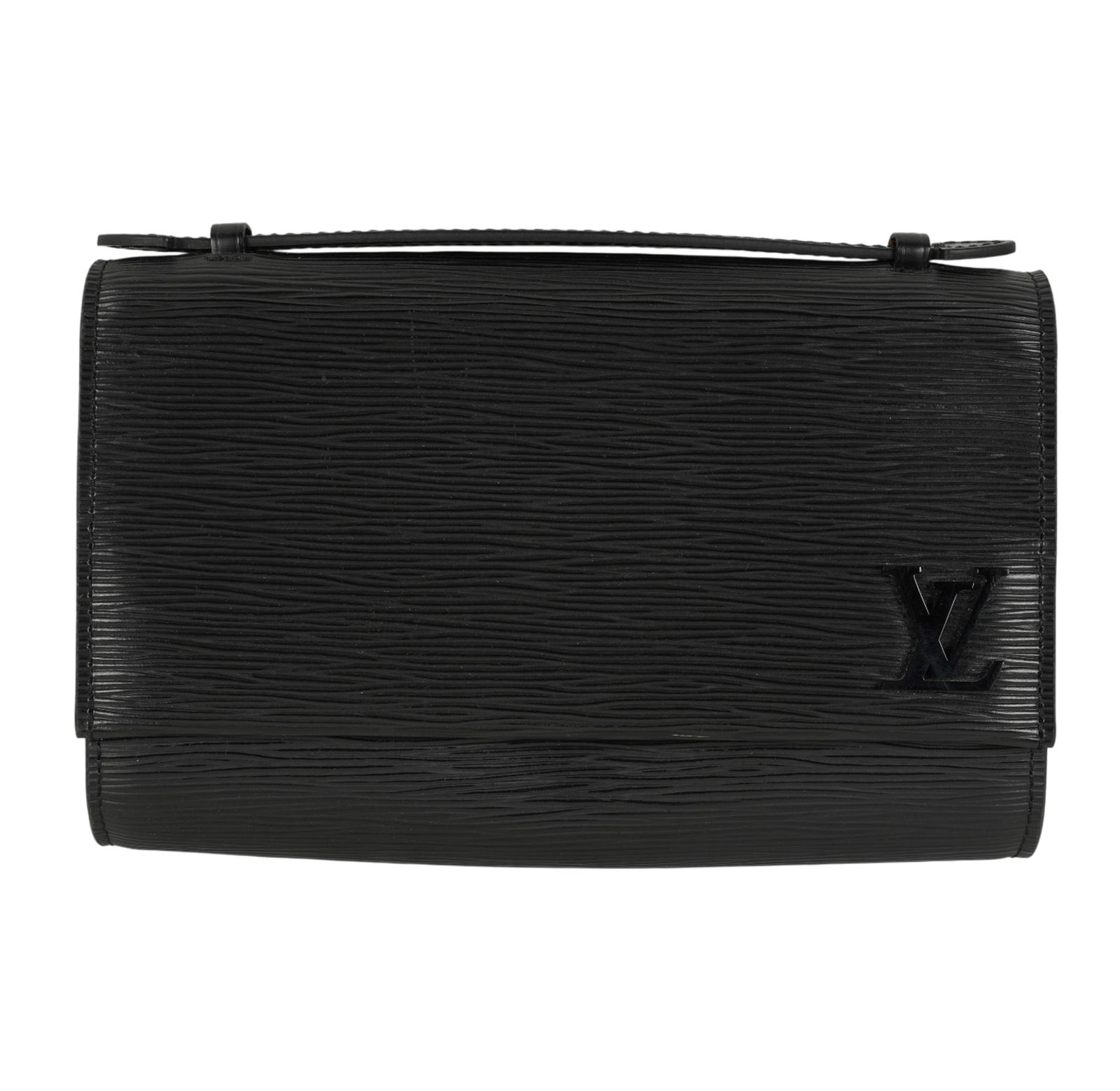 A Louis Vuitton Black Leather Clutch