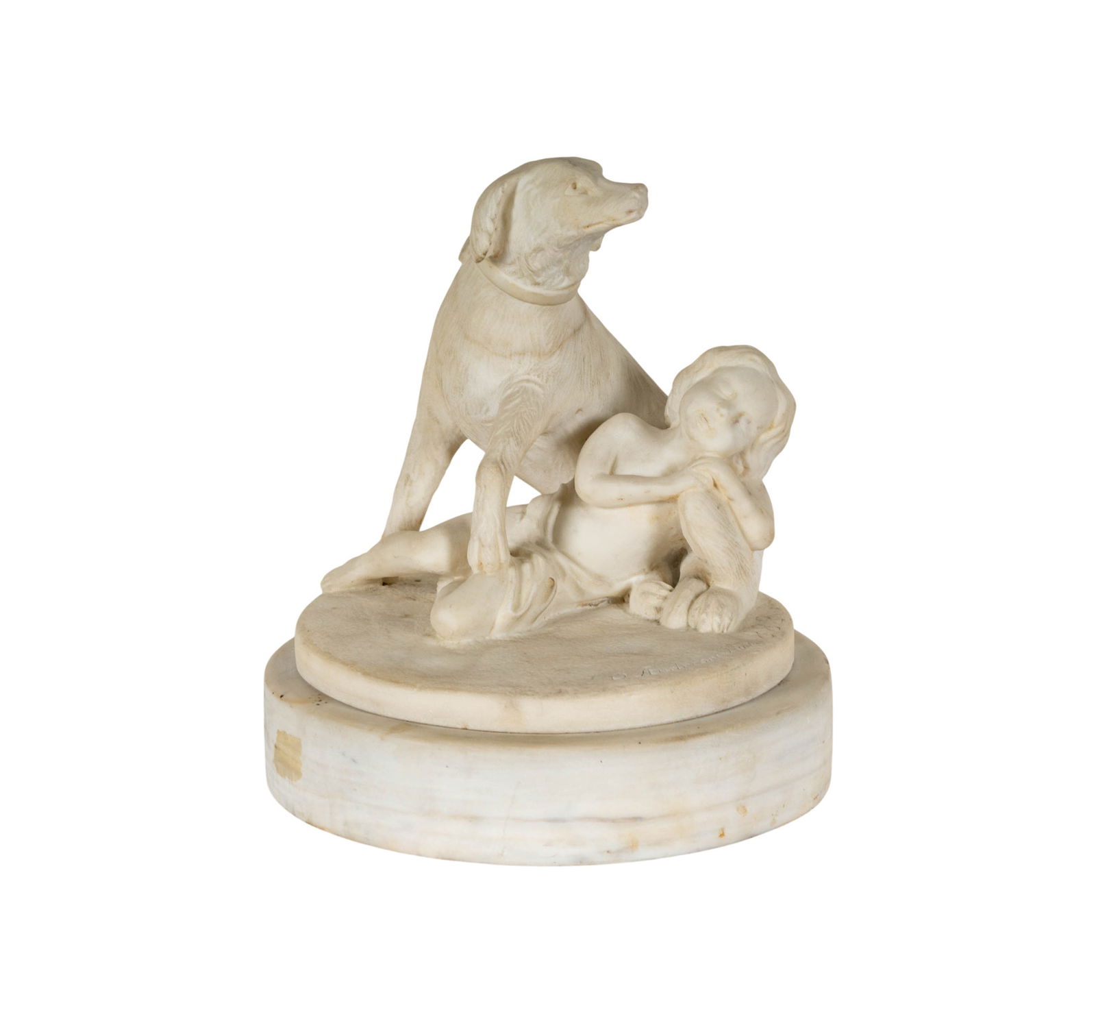 Orazio Andreoni, Sleeping Child with Dog (1 of 8)