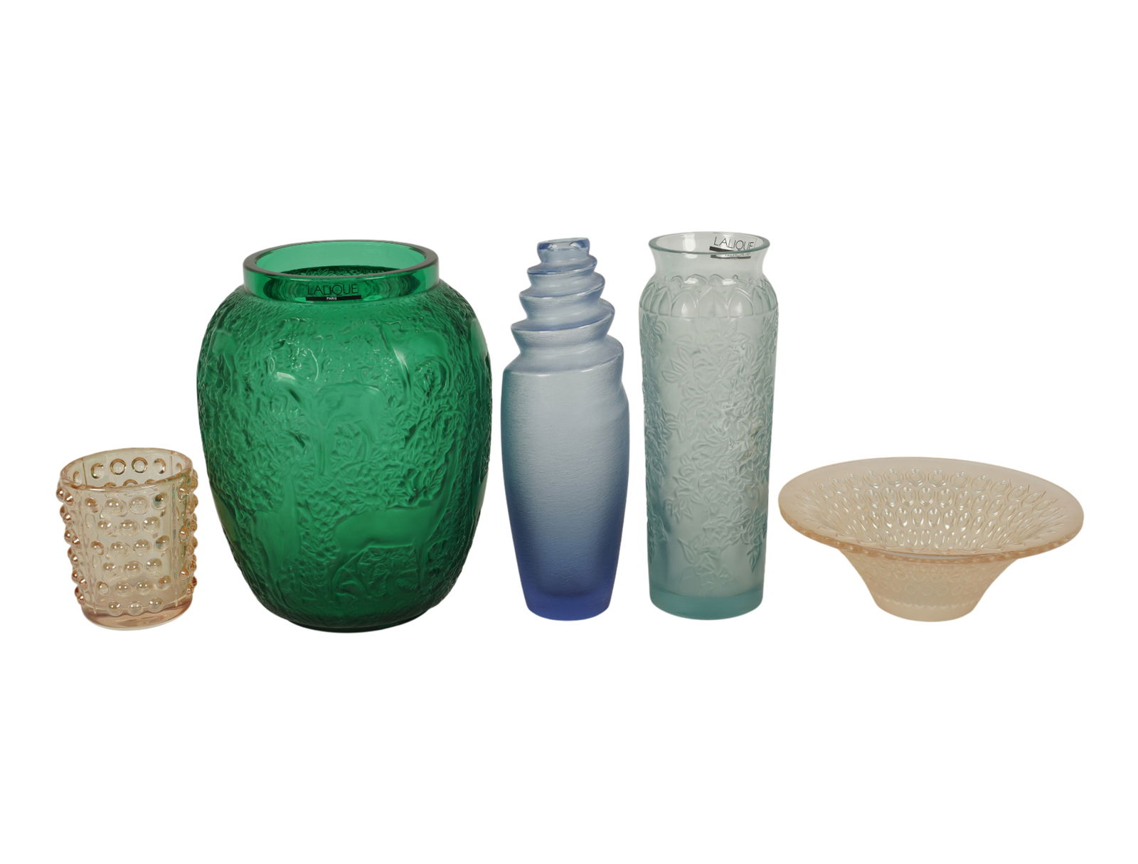 A Group of Lalique Colored Glass (1 of 12)