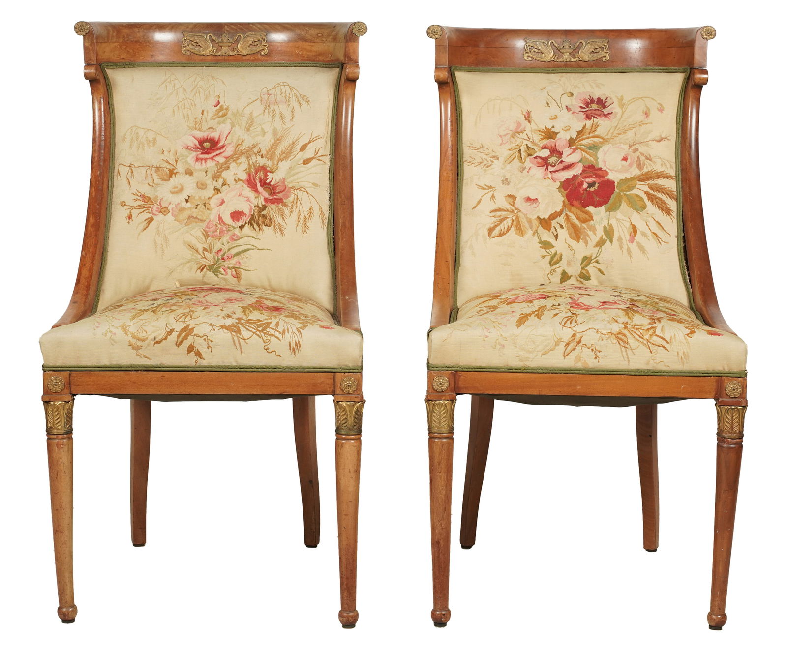 A Pair of French Empire Side Chairs (1 of 13)