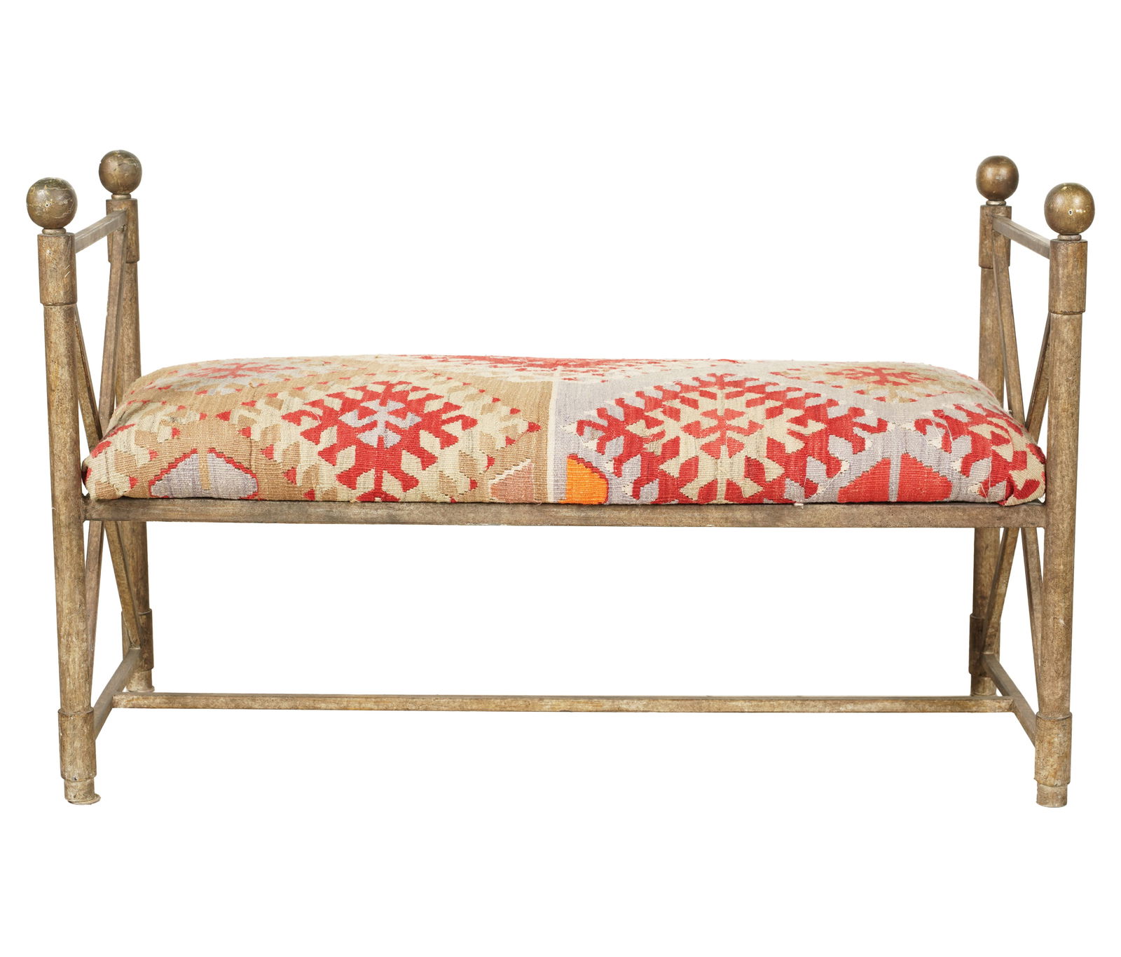 A Neoclassical-Style Iron Bench (1 of 8)