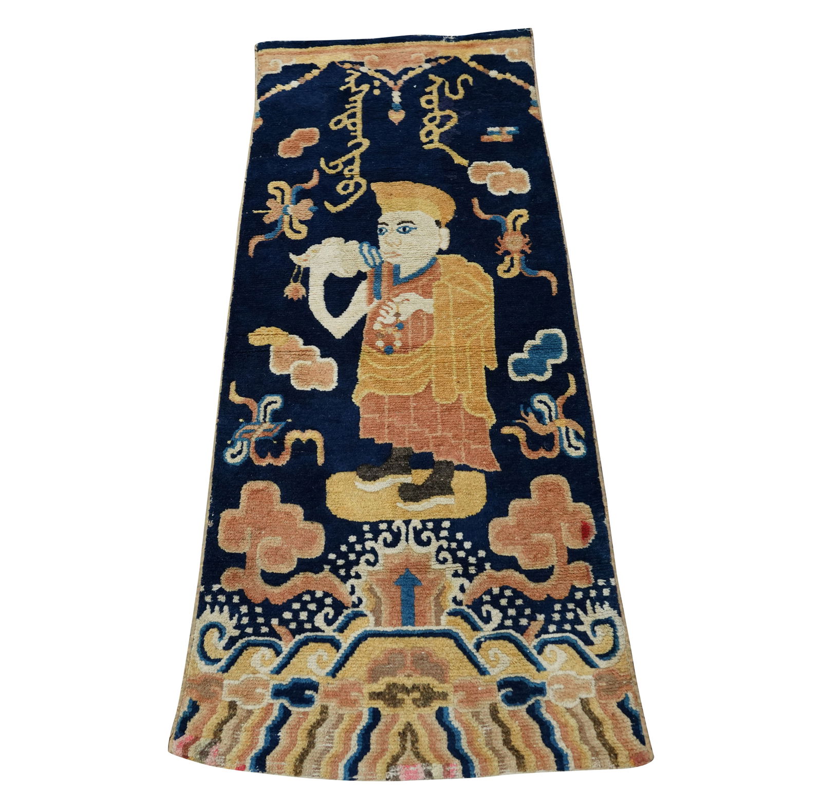 A Chinese Figural Runner Rug 5'7" x 2'4" (1 of 5)