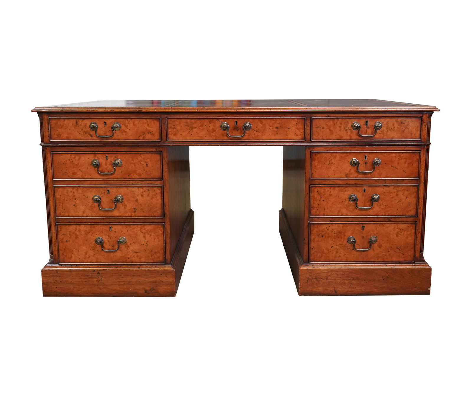 An English Mahogany Pedestal Desk (1 of 10)
