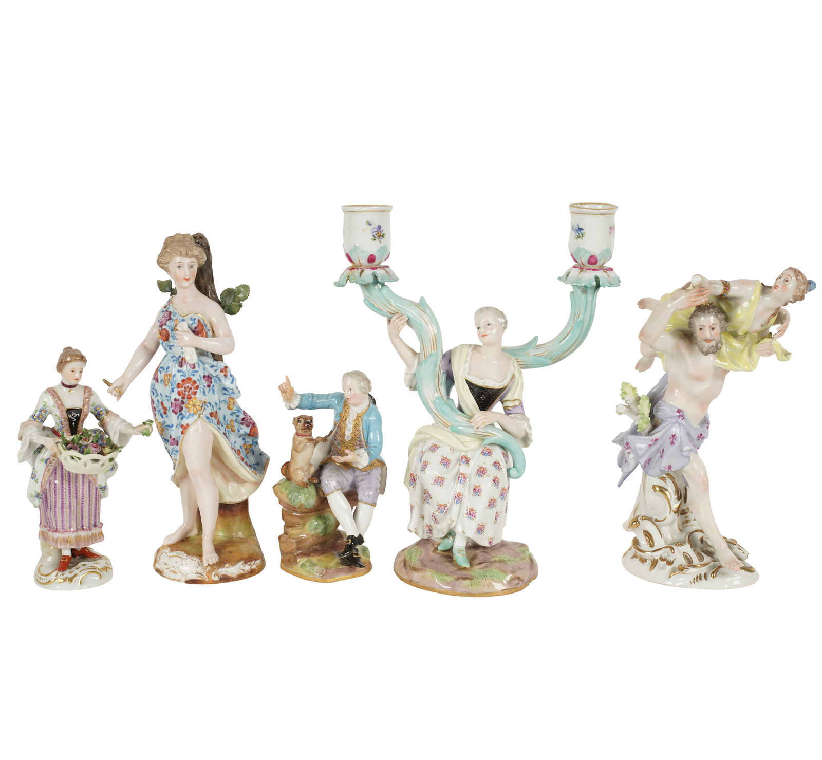 A Group of Meissen Porcelain (1 of 6)