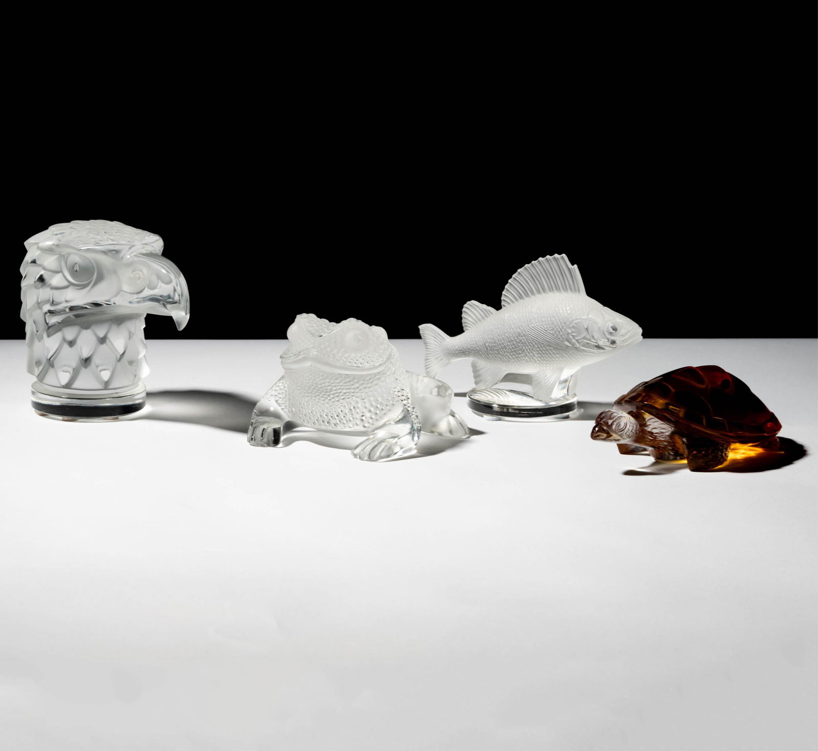 A Group of Lalique Glass Animal Figures and a Mascot (1 of 17)