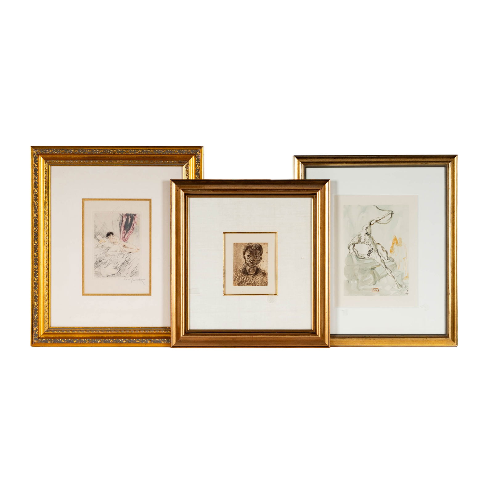 A Group of Prints by Dali, Icart, Cezanne (1 of 13)