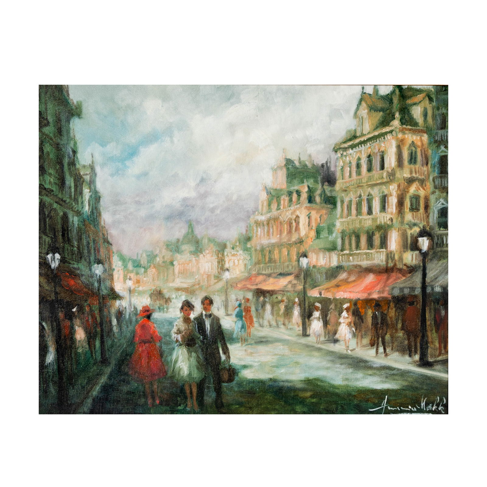 Americo Makk, 1927-2015, Street Scene (1 of 8)