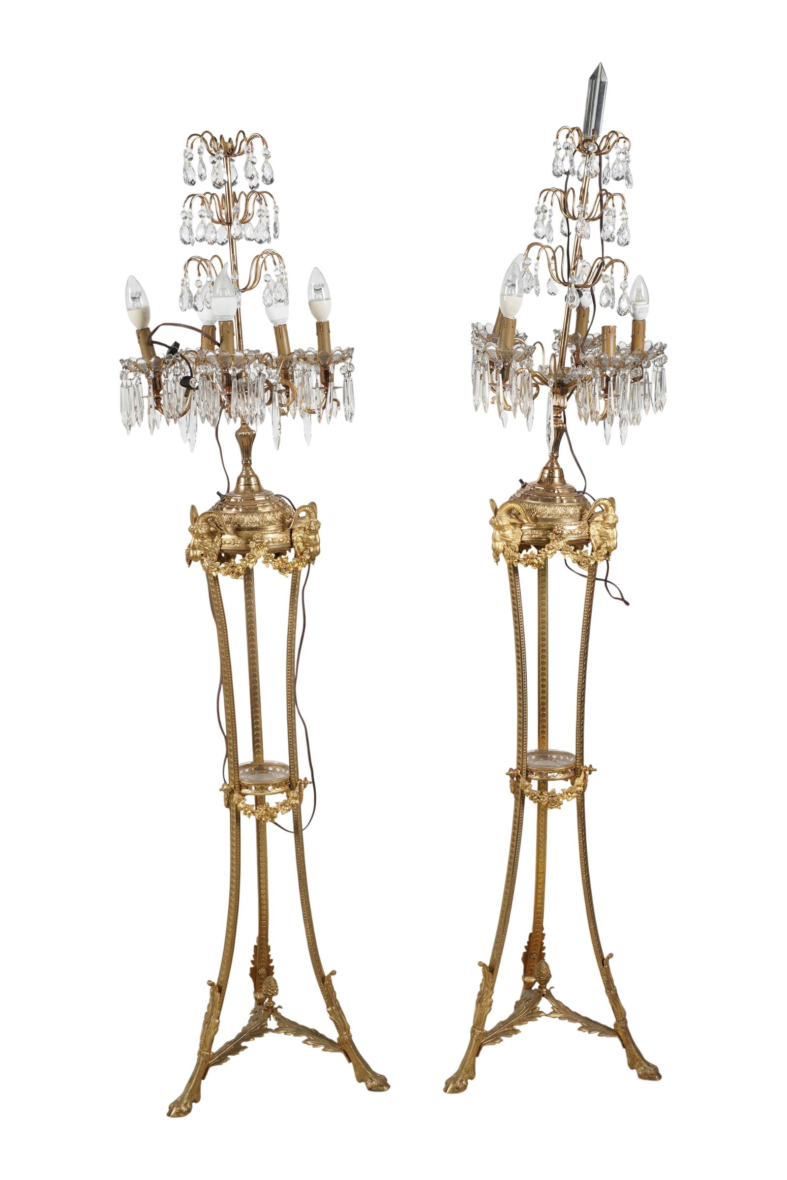 A Pair of French Empire-Style Candelabra (1 of 14)