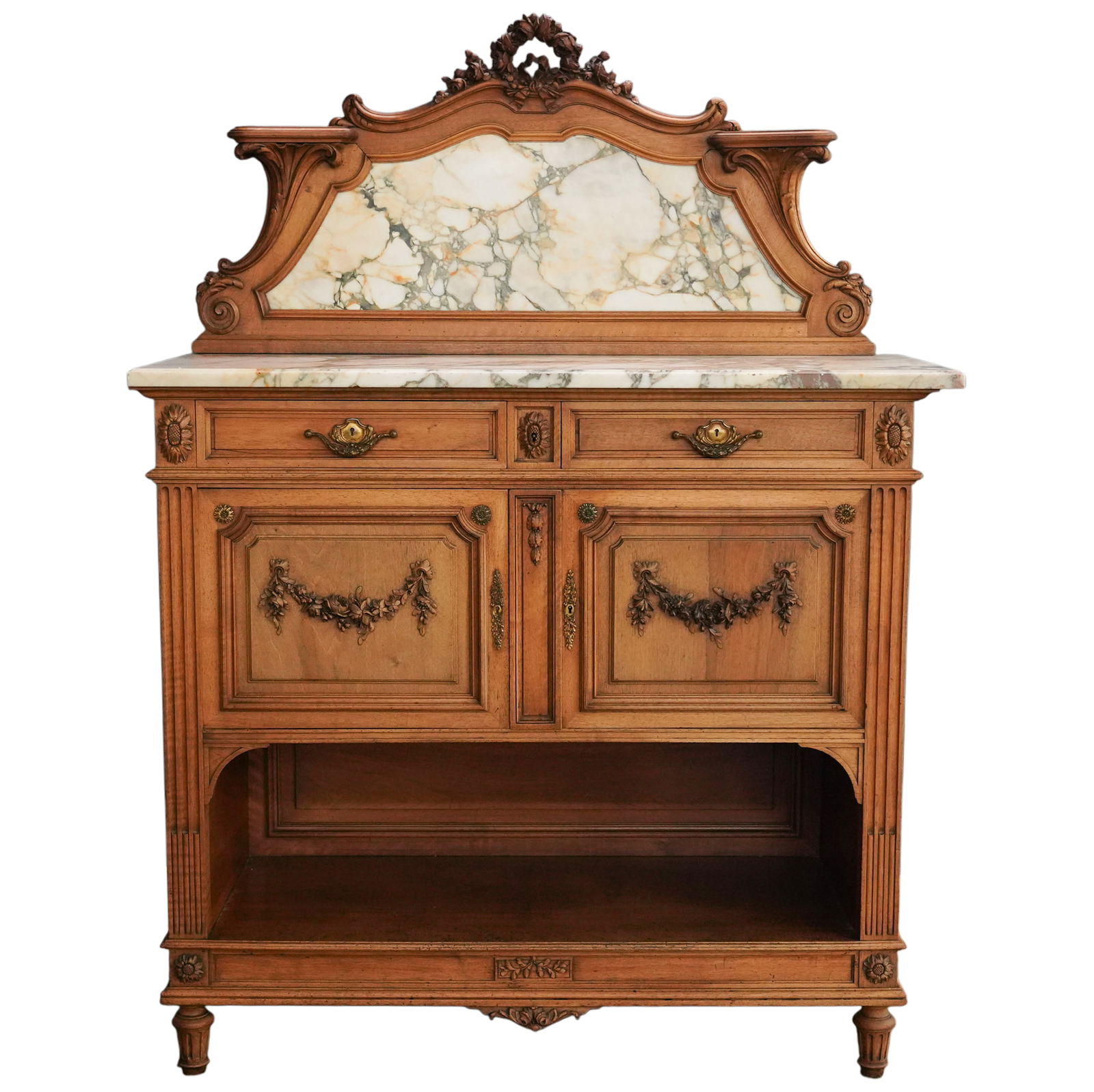 A French Marble-Top Sideboard (1 of 8)