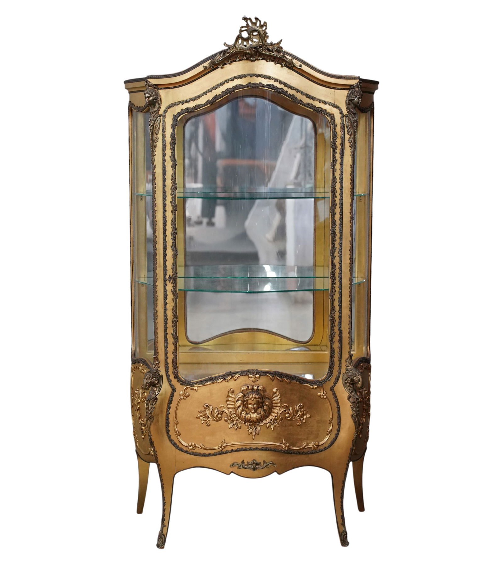 A Louis XV-Style Vitrine Cabinet (1 of 7)