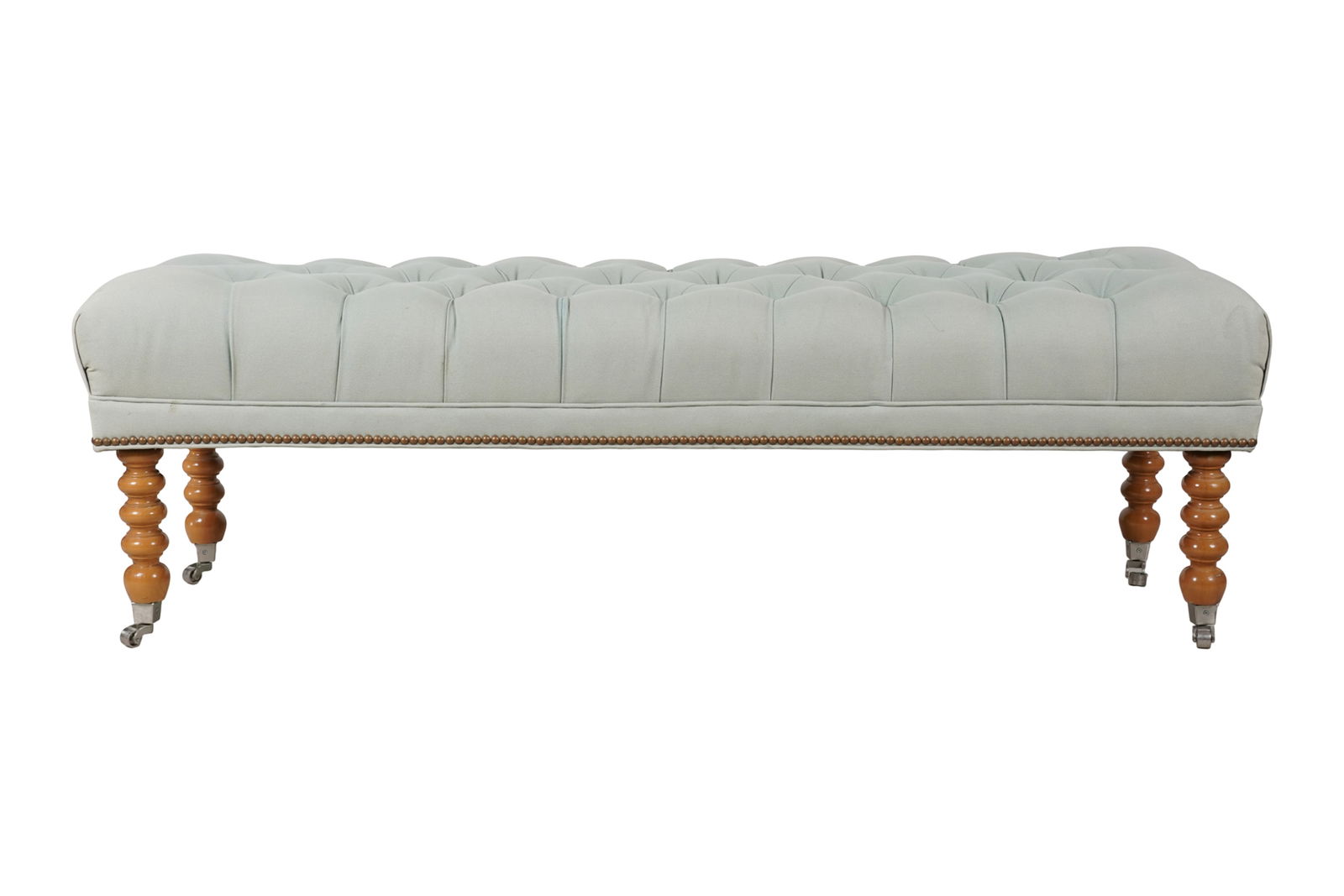 A Tufted Upholstered Bench (1 of 11)