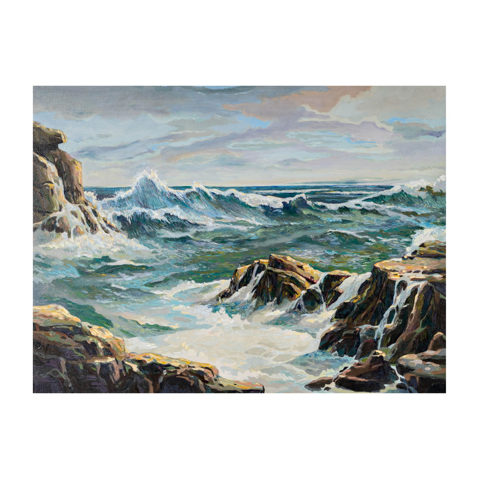 Don Charlie Burgess, 1947 - 2018, Coastal Rocks (1 of 8)