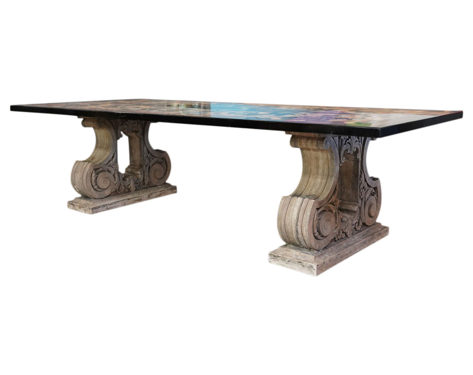 An Italian Baroque-Style Faux Scagliola-Top Table (1 of 16)
