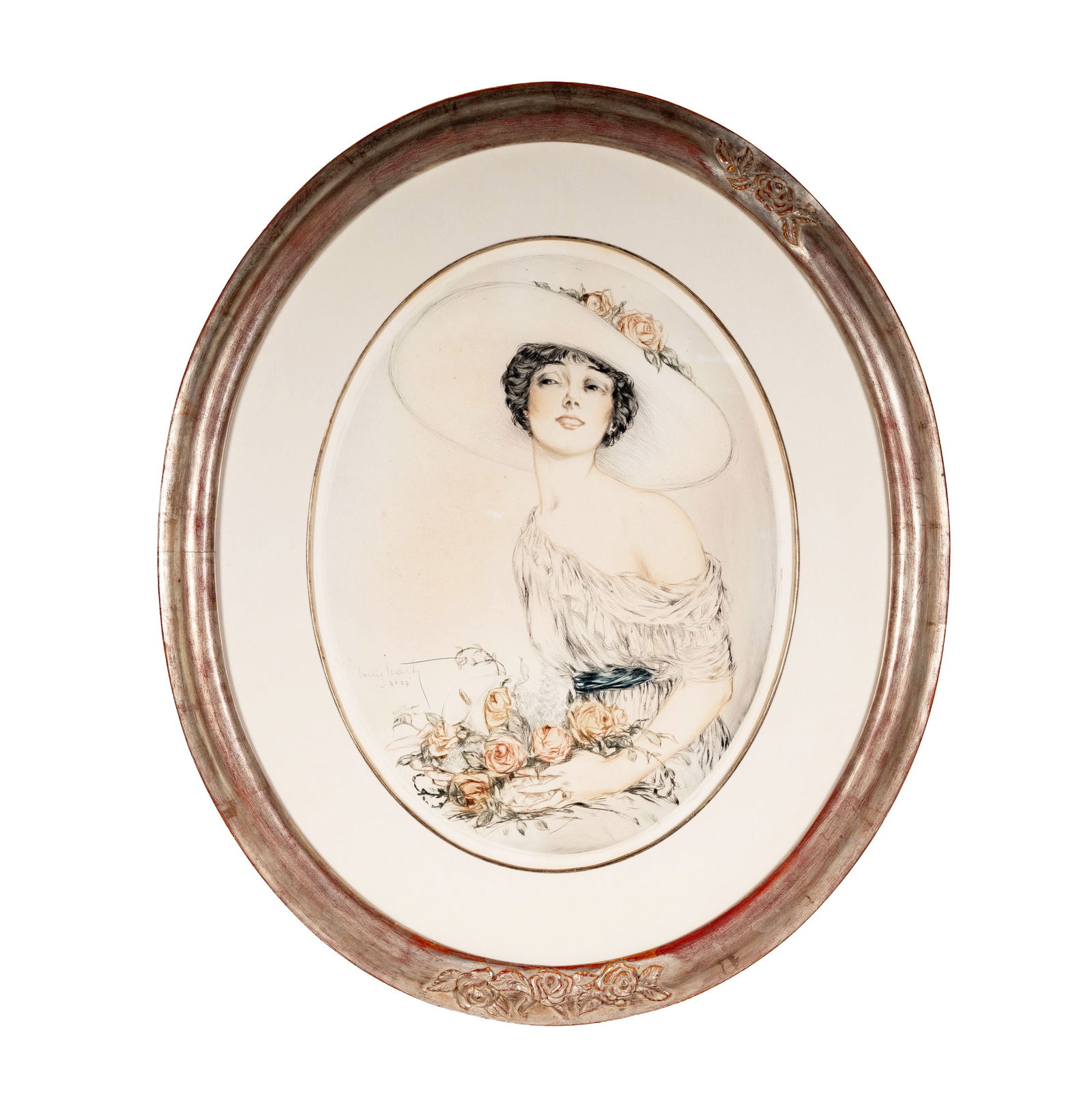 Louis Icart, 1888-1950, Lily Among The Roses (1 of 7)