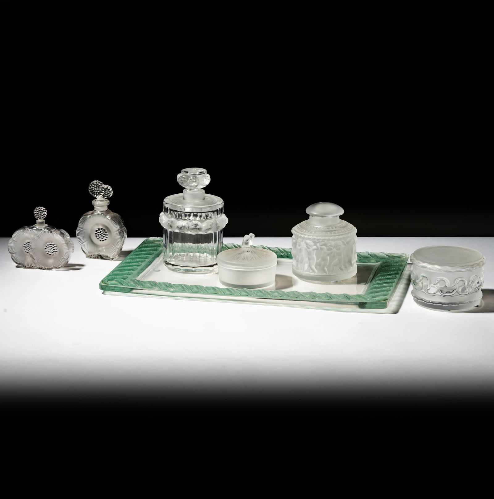 A Group of Lalique Glass Table Articles (1 of 20)