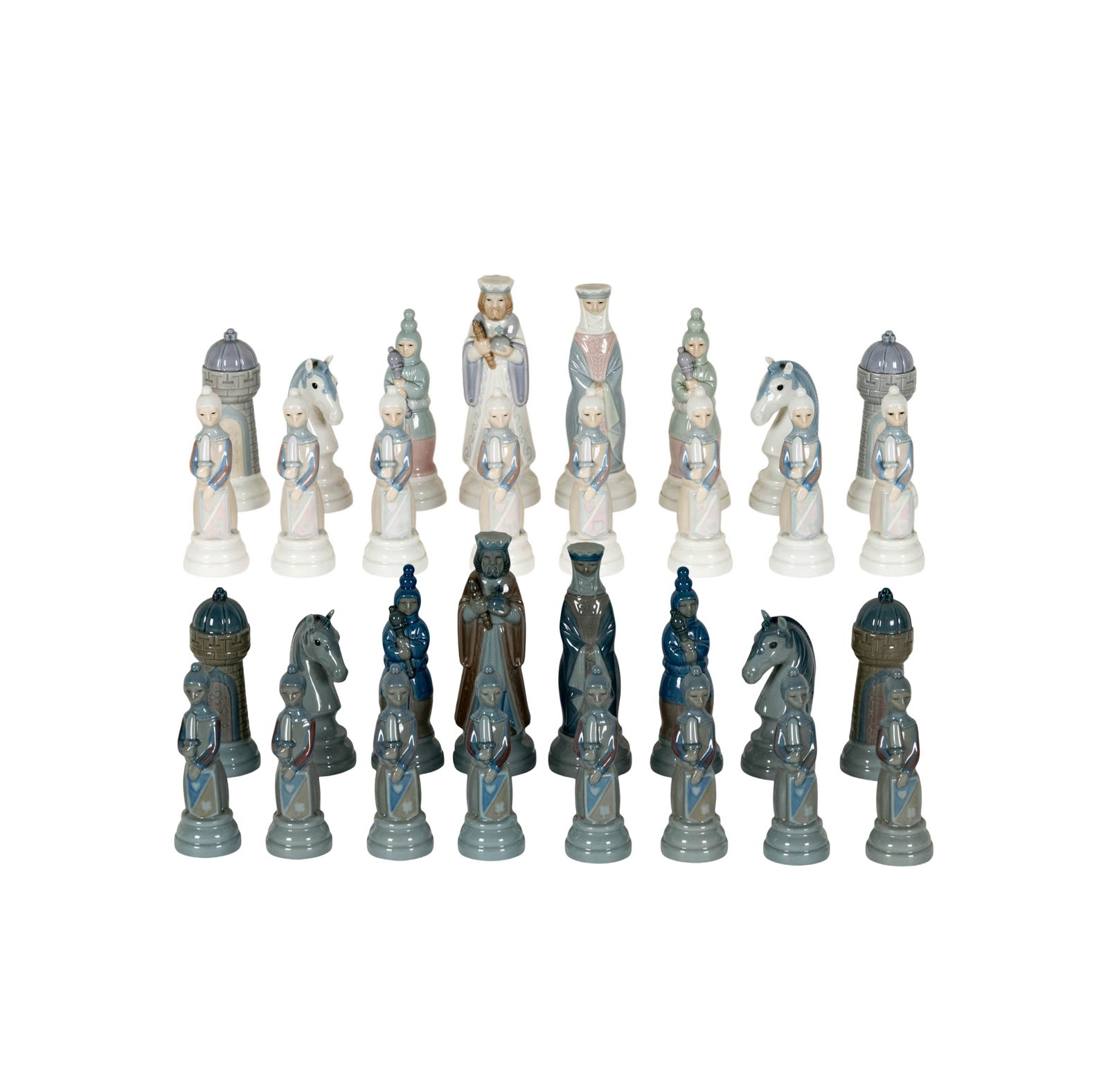 A Lladro Porcelain Chess FIgures (1 of 15)