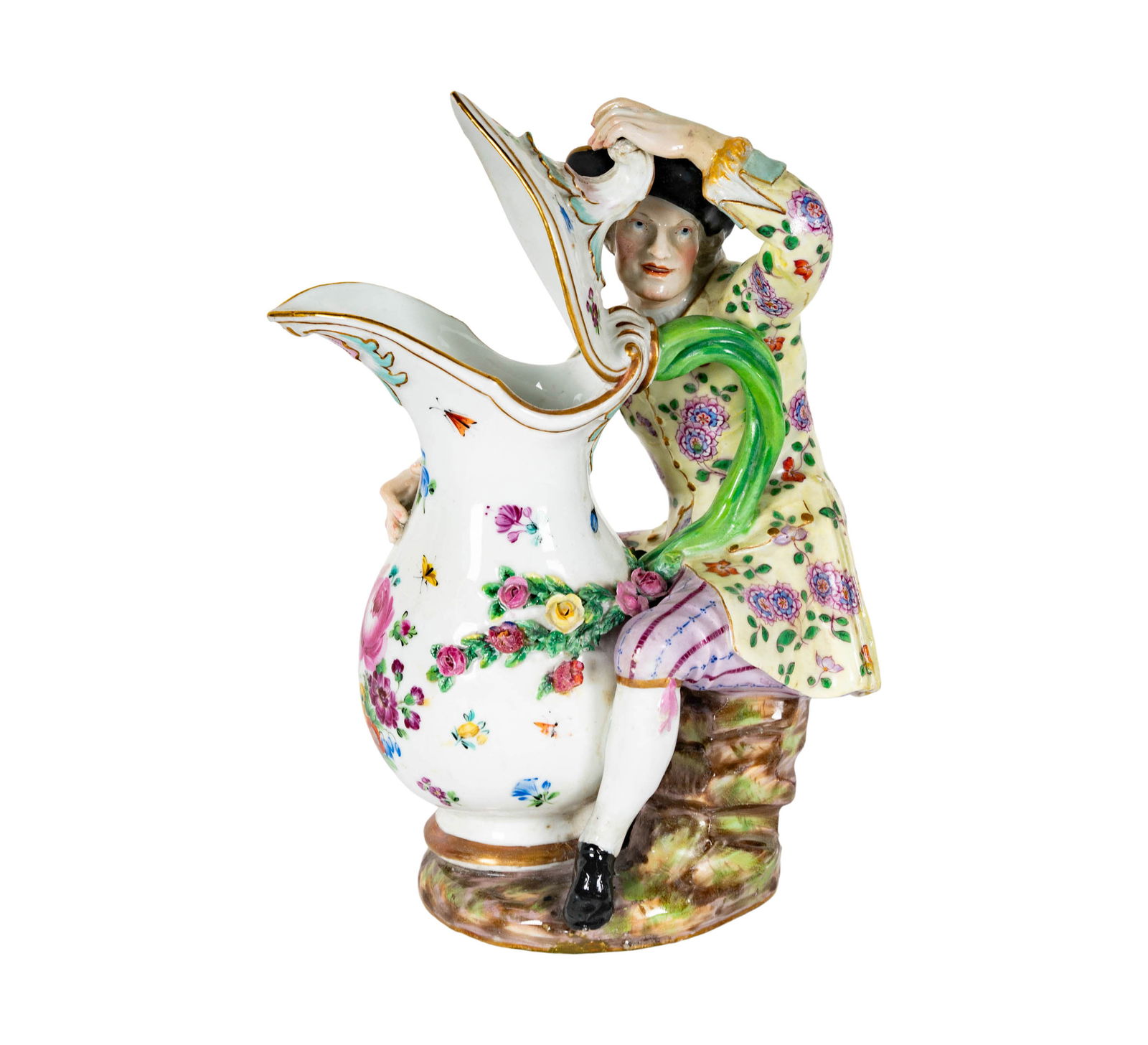 A Meissen Porcelain Figural Pitcher (1 of 6)