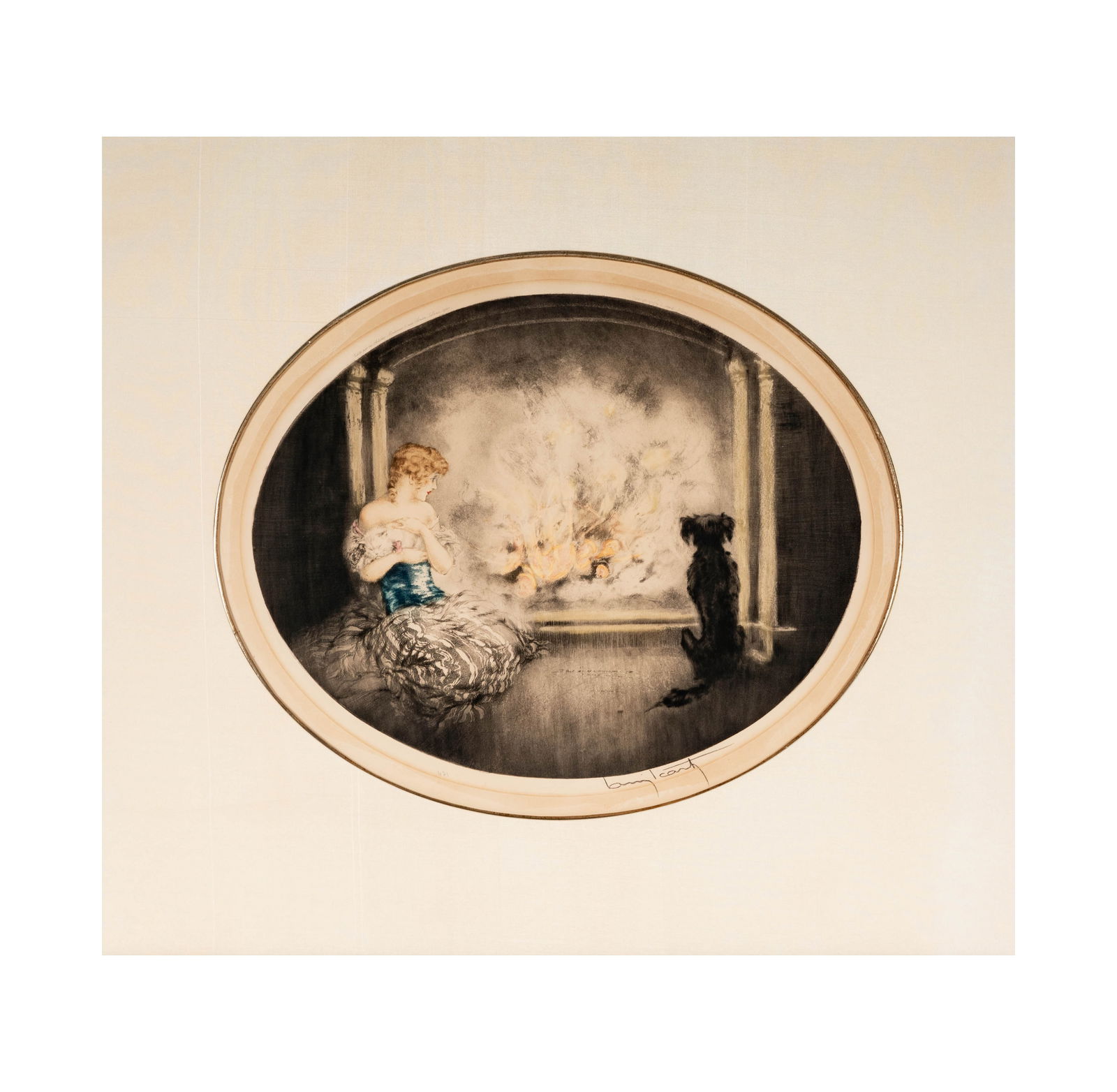 Louis Icart, French/American 1888-1950, Cinderella (Cendrillon) (1 of 11)