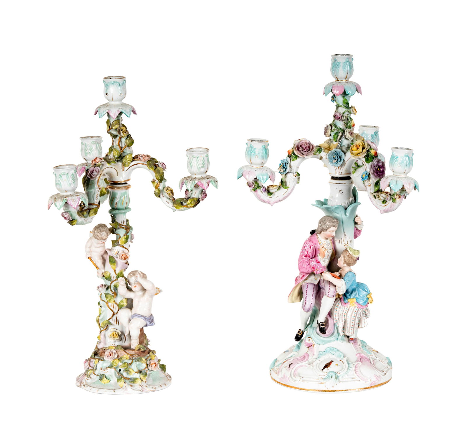 Two German Porcelain Candelabra (1 of 14)