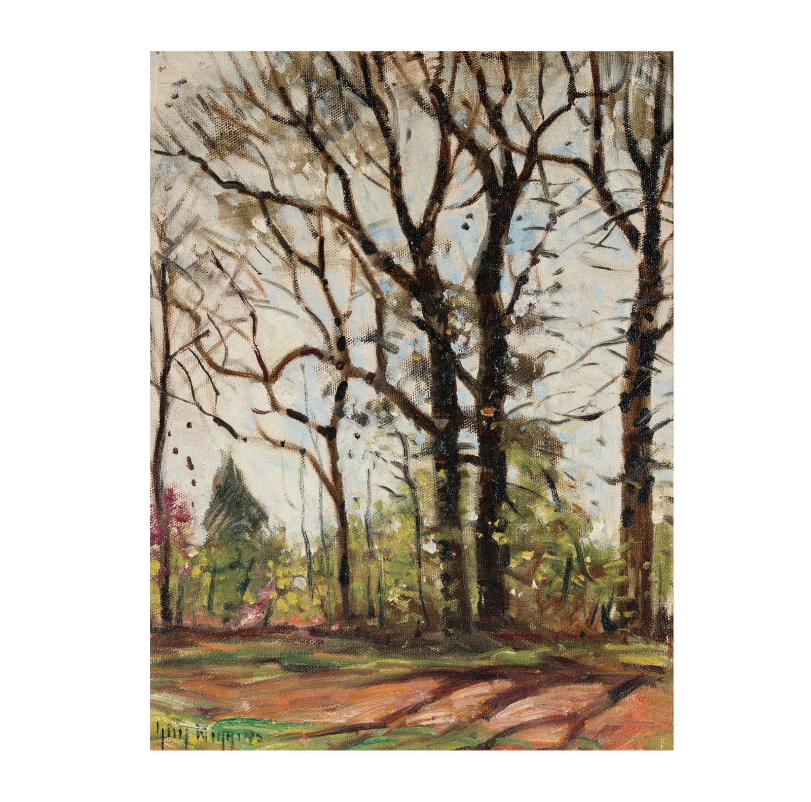 Guy Carleton Wiggins, 1883-1962, Trees in Landscape (1 of 8)