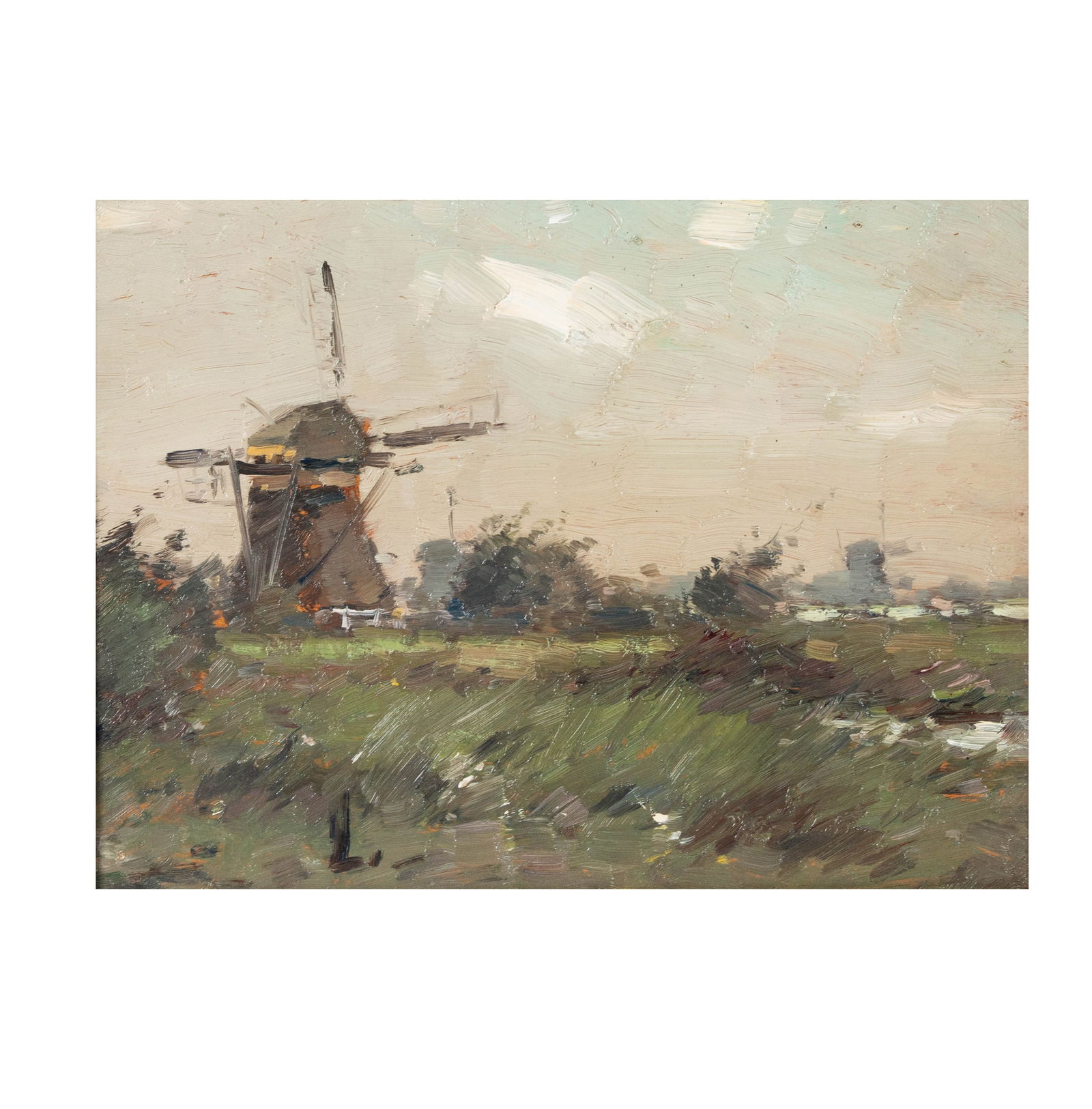 Artist Unknown, Landscape with Windmill (1 of 7)