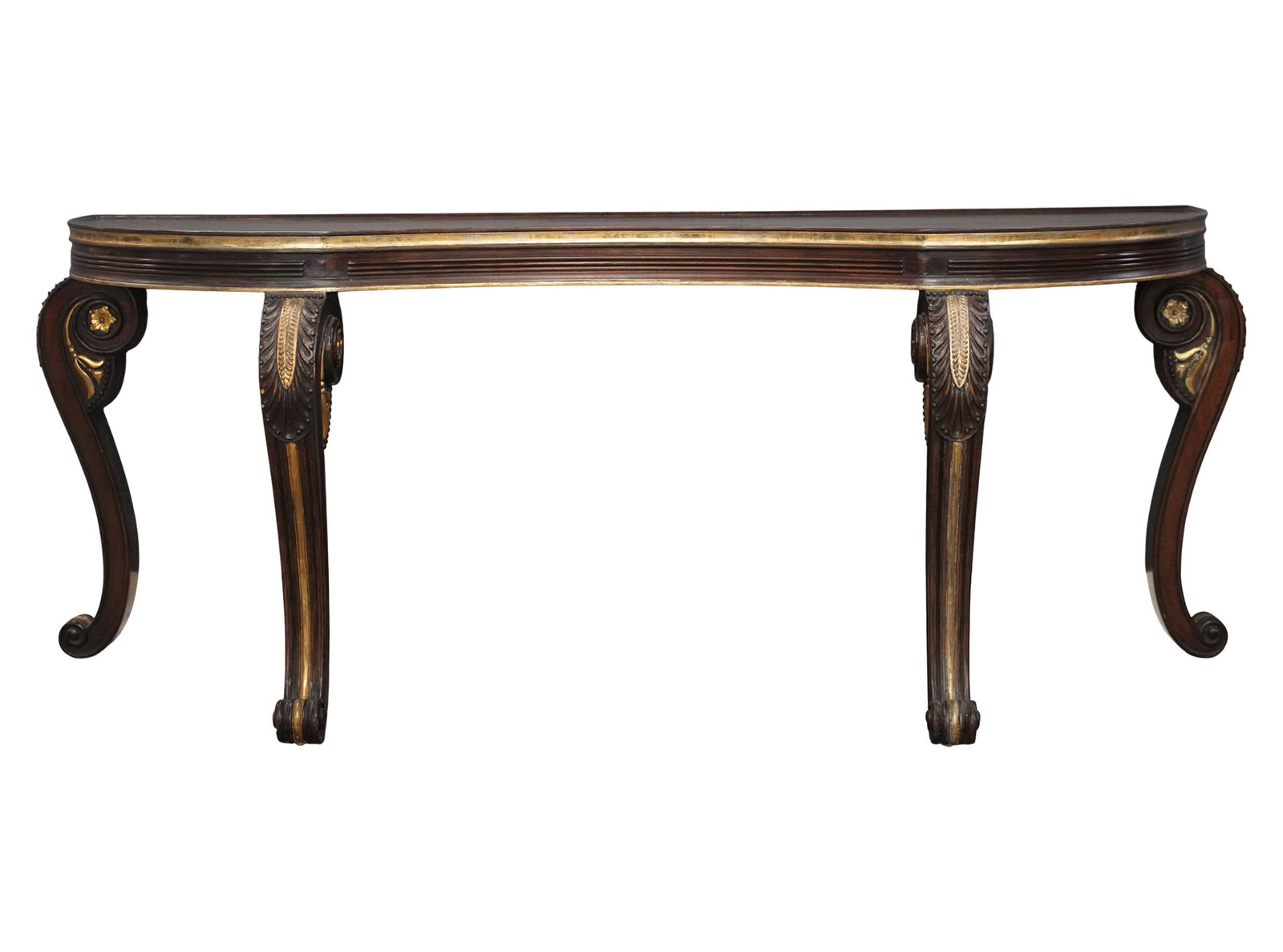 A Georgian-Style Mahogany Console Table (1 of 10)