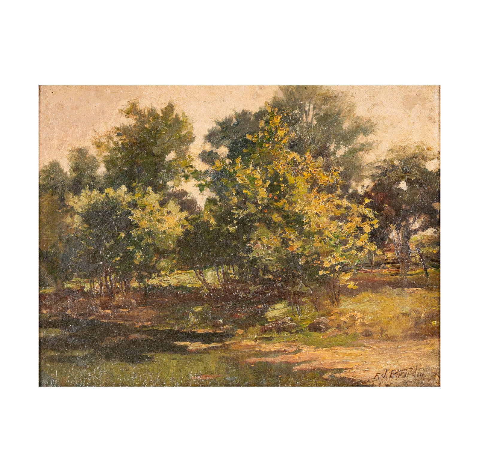 Frank Joseph Girardin, 1856-1945, Landscape with Trees (1 of 8)