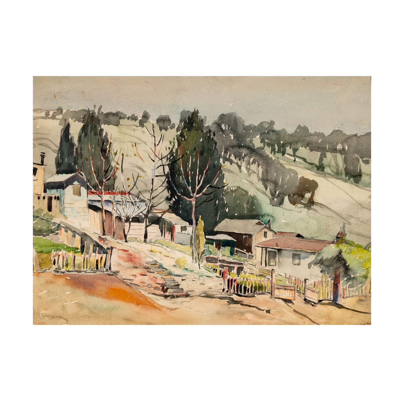 William Reginald Watkins, 1890-1985, Mountain Village (1 of 7)