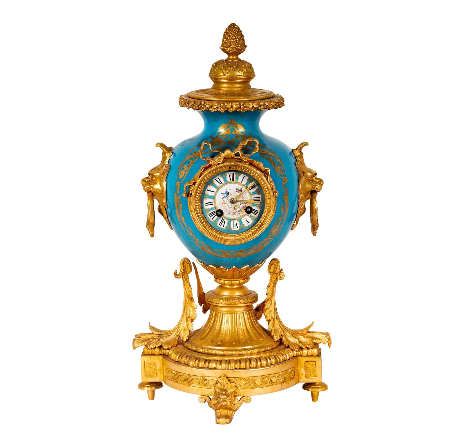 A French Porcelain and Gilt Bronze Mantel Clock (1 of 12)