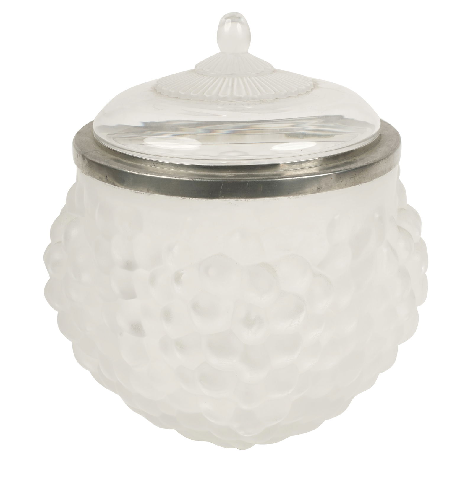 A Lalique Glass Antilles Ice Bucket (1 of 8)