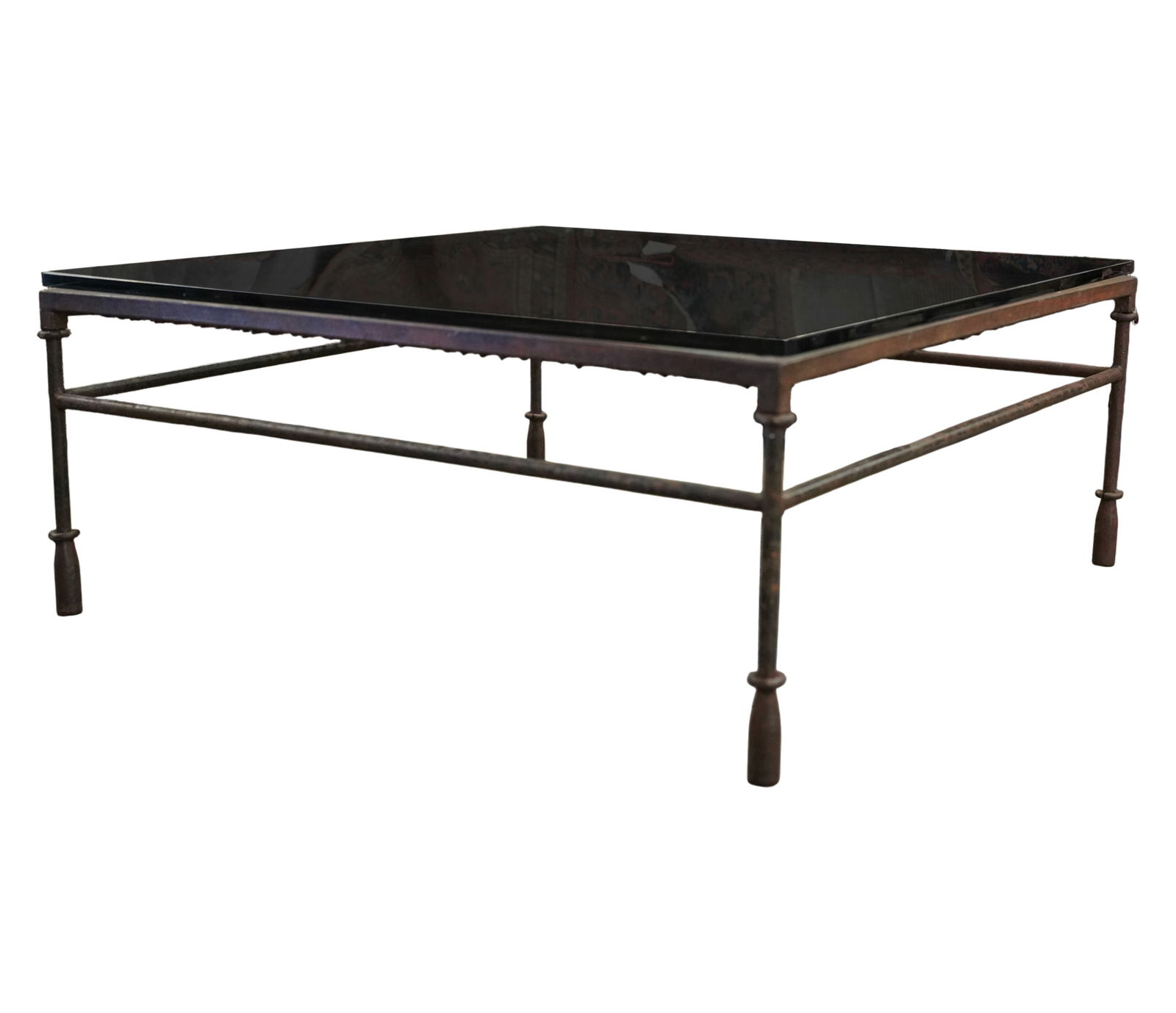 An Iron Sunburst Square Coffee Table (1 of 9)