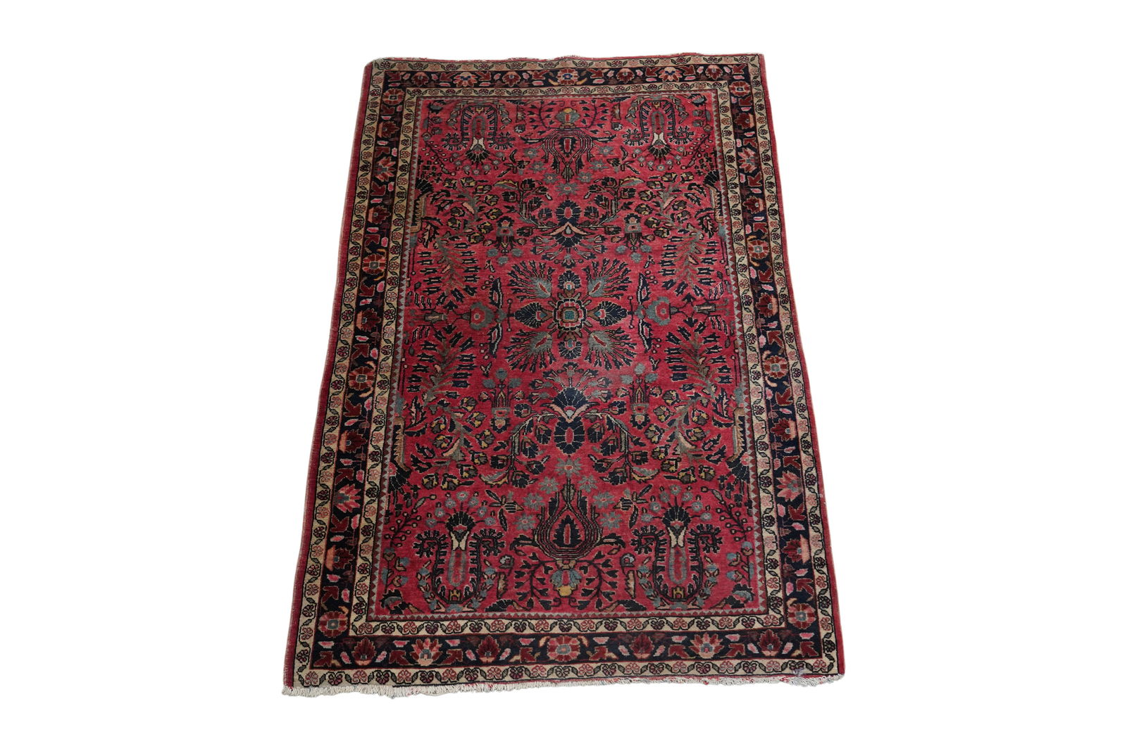 A Sarouk Rug 3'9" x 4'11" (1 of 7)