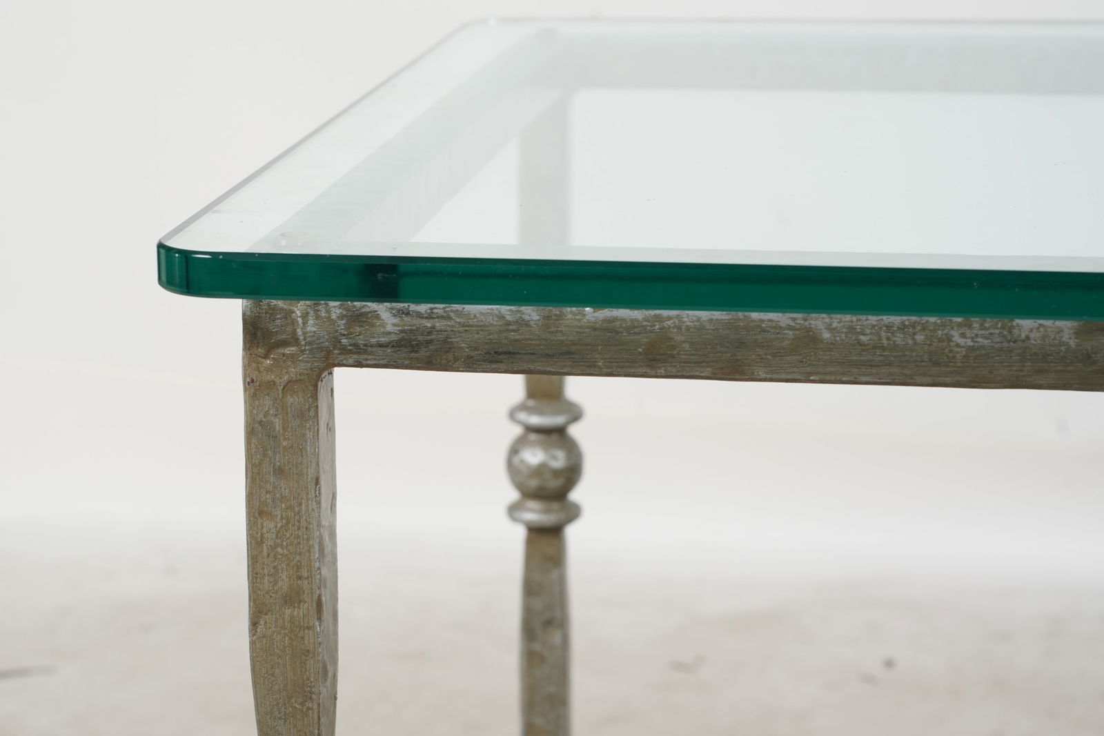 A Metal Rectangular Side Table - 2