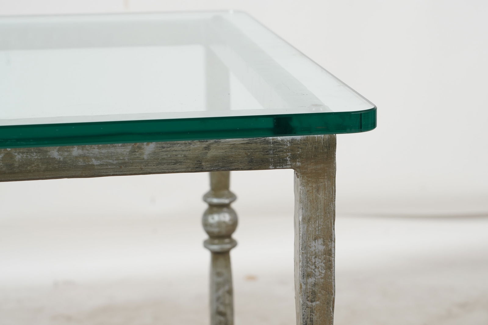 A Metal Rectangular Side Table - 3