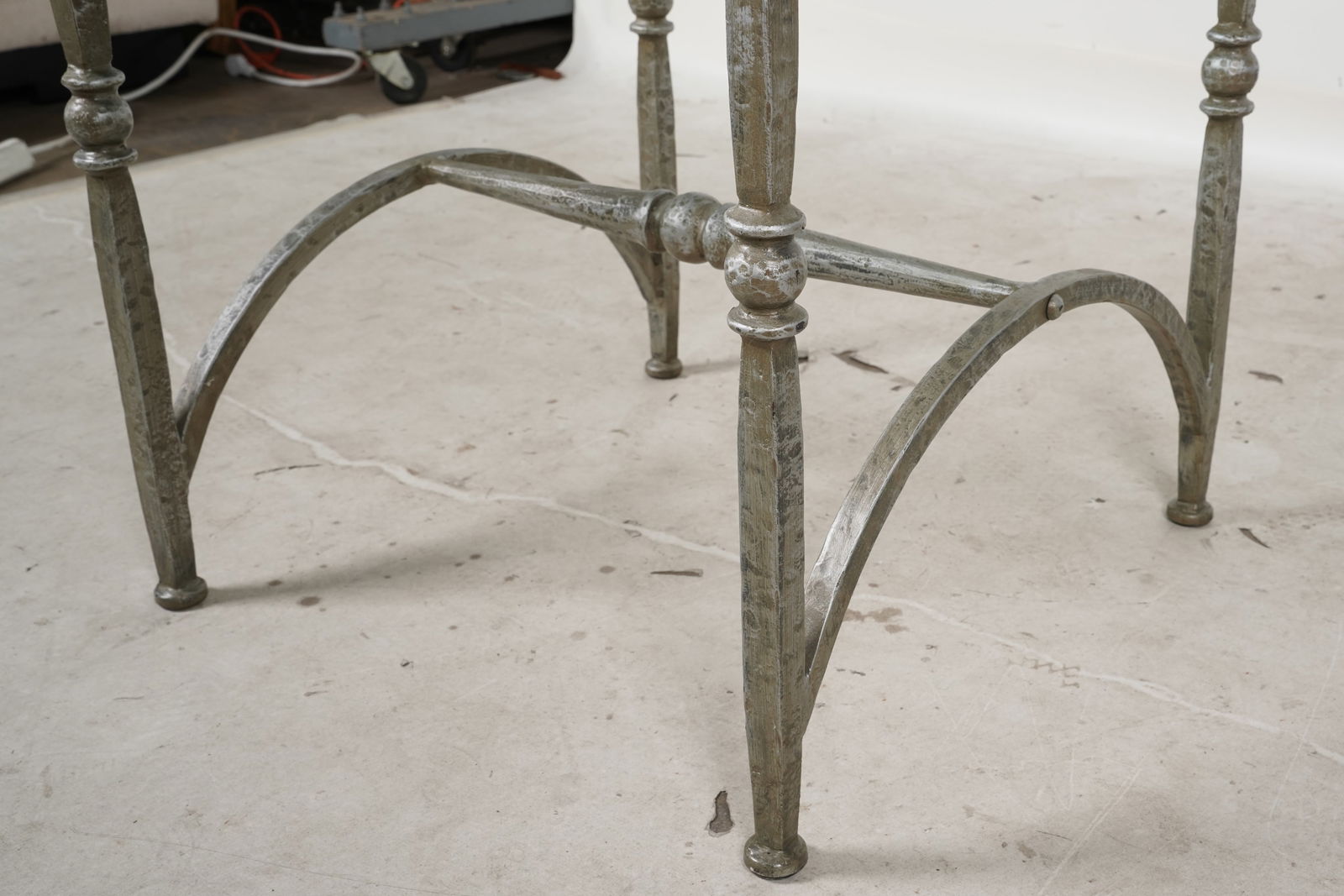 A Metal Rectangular Side Table - 7