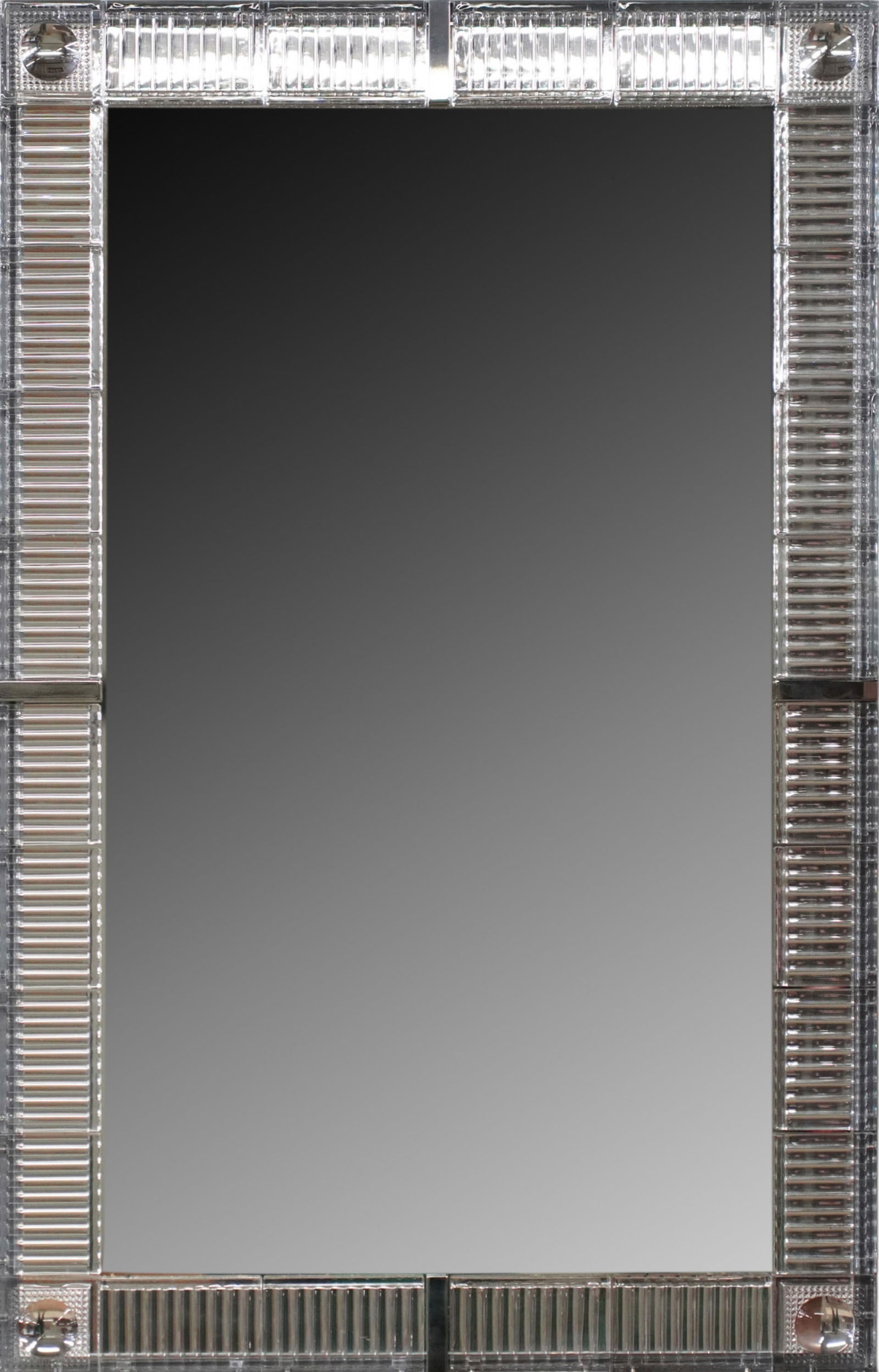 A Philippe Starck / Baccarat Crystal Dis Moi Mirror: size medium 24 1/2 x 35 1/2 in. (62.2 x 90.2 cm.)