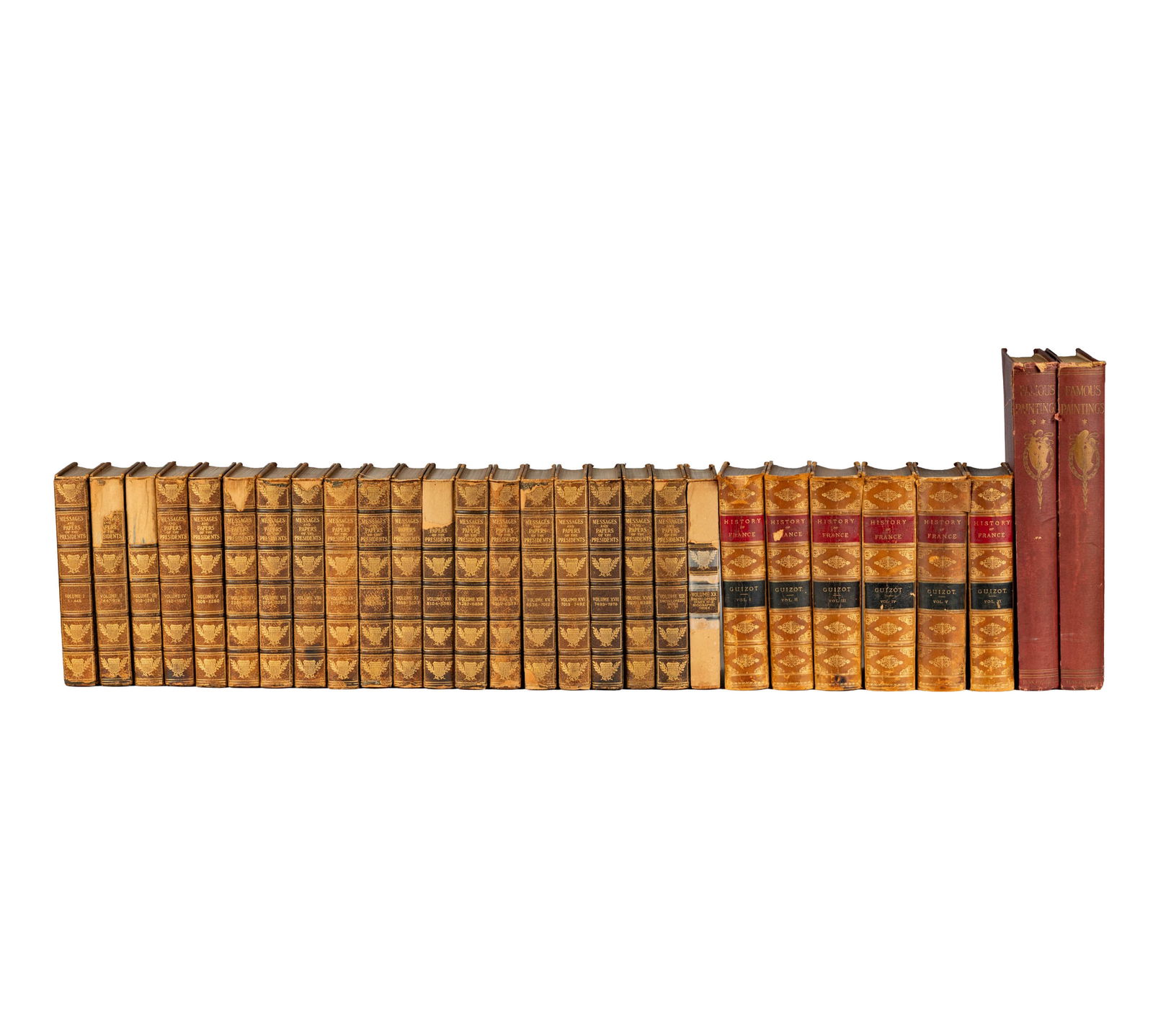 A Group of Leather-Bound Books (1 of 17)